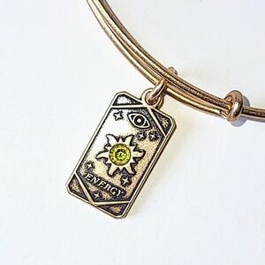 ALEX AND ANI SUN ORACLE ENERGY CHARM BANGLE BRACELET
